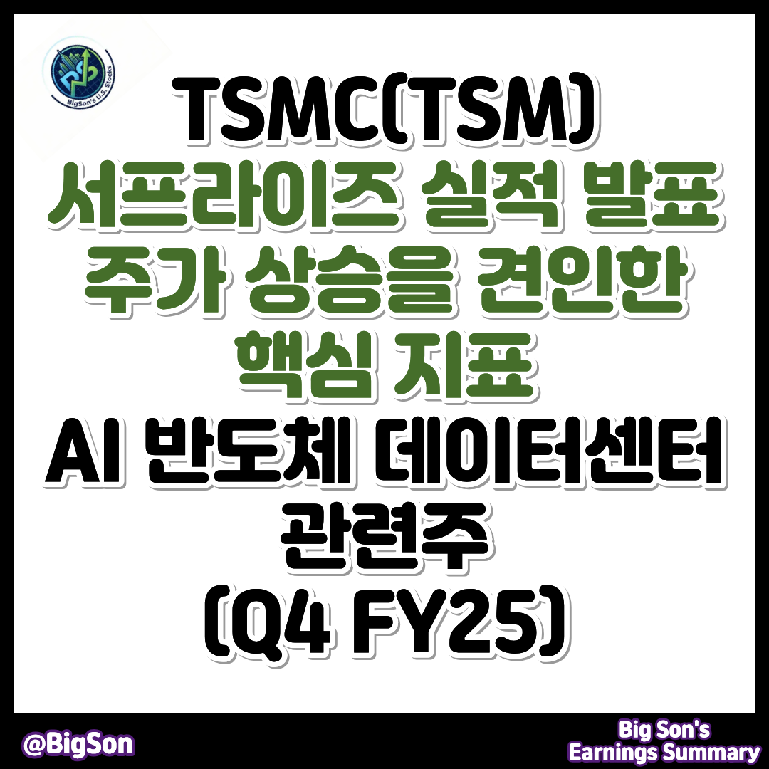 TSMC 2025년 4분기 실적 발표 썸네일