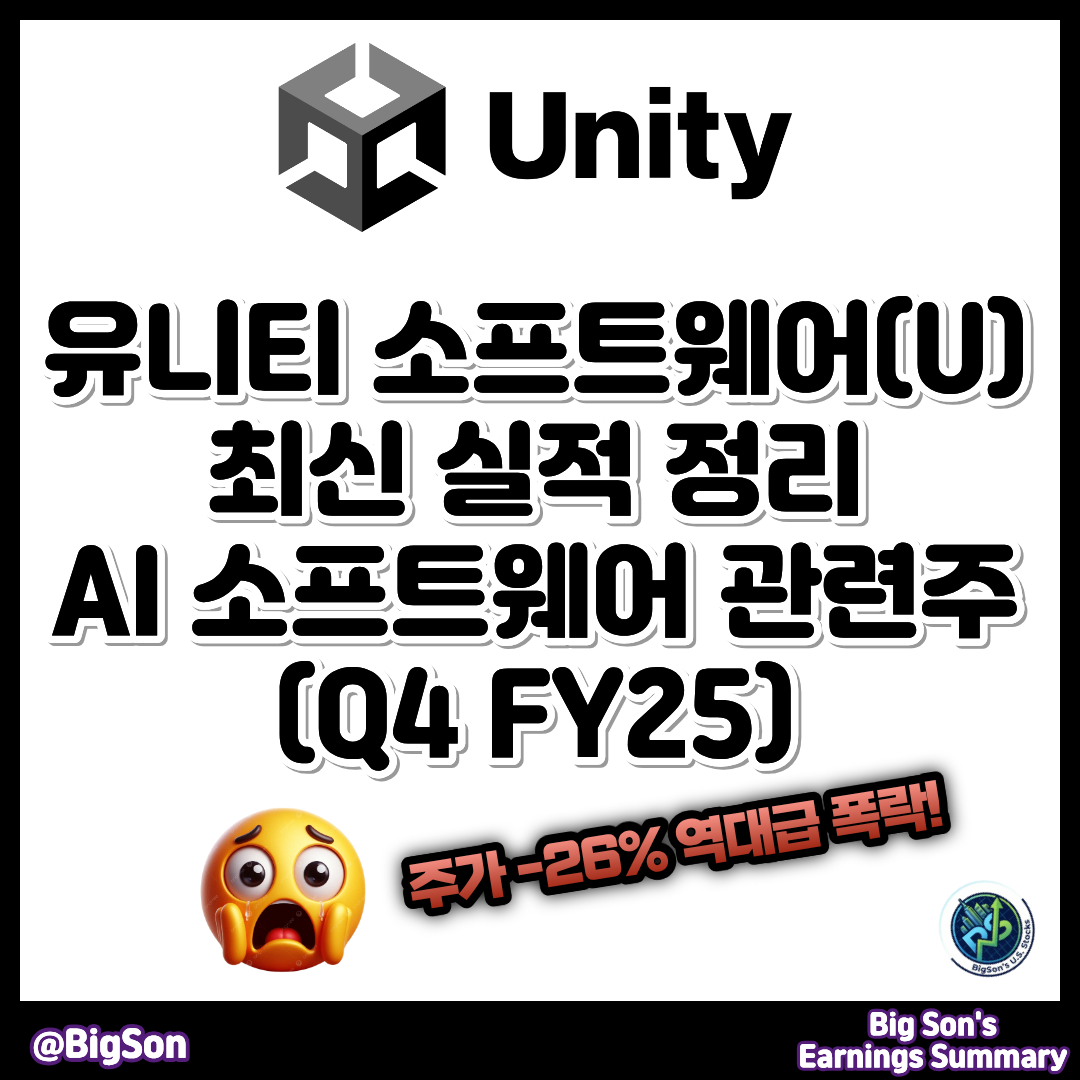 유니티 소프트웨어(U) 실적 정리(Q4 FY25) 썸네일
