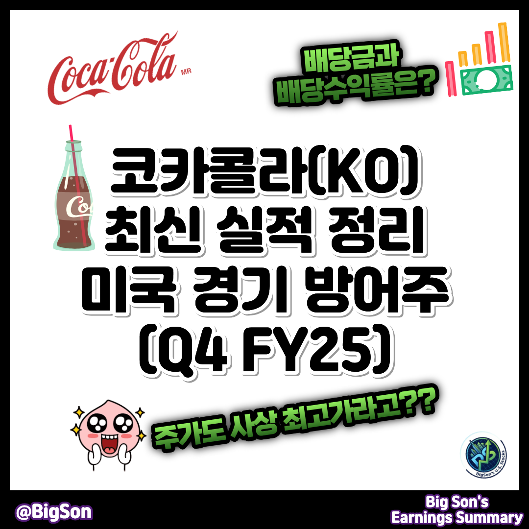 코카콜라(KO) 실적 정리(Q4 FY25) 썸네일