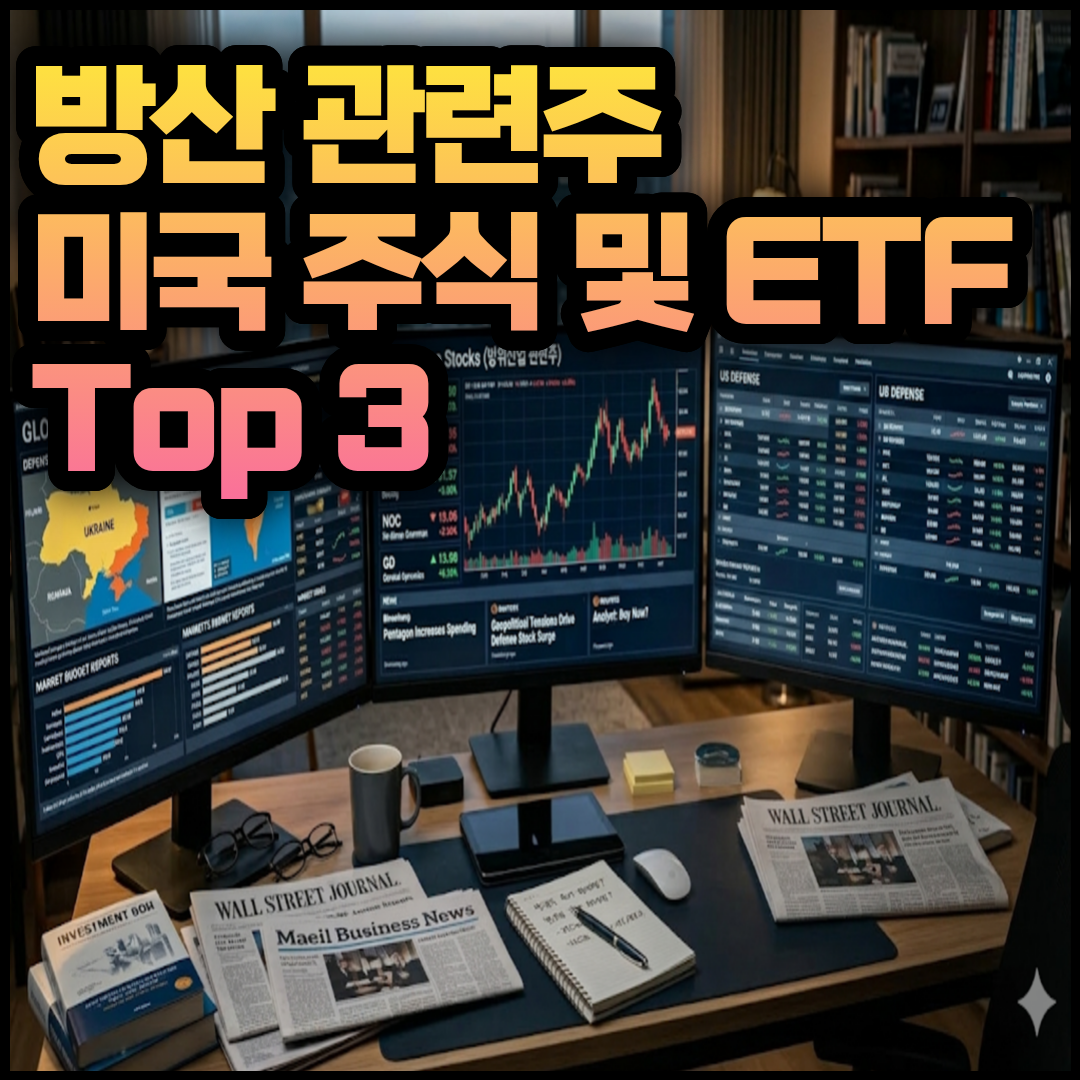 방산 관련주 미국 주식 및 ETF Top 3 썸네일