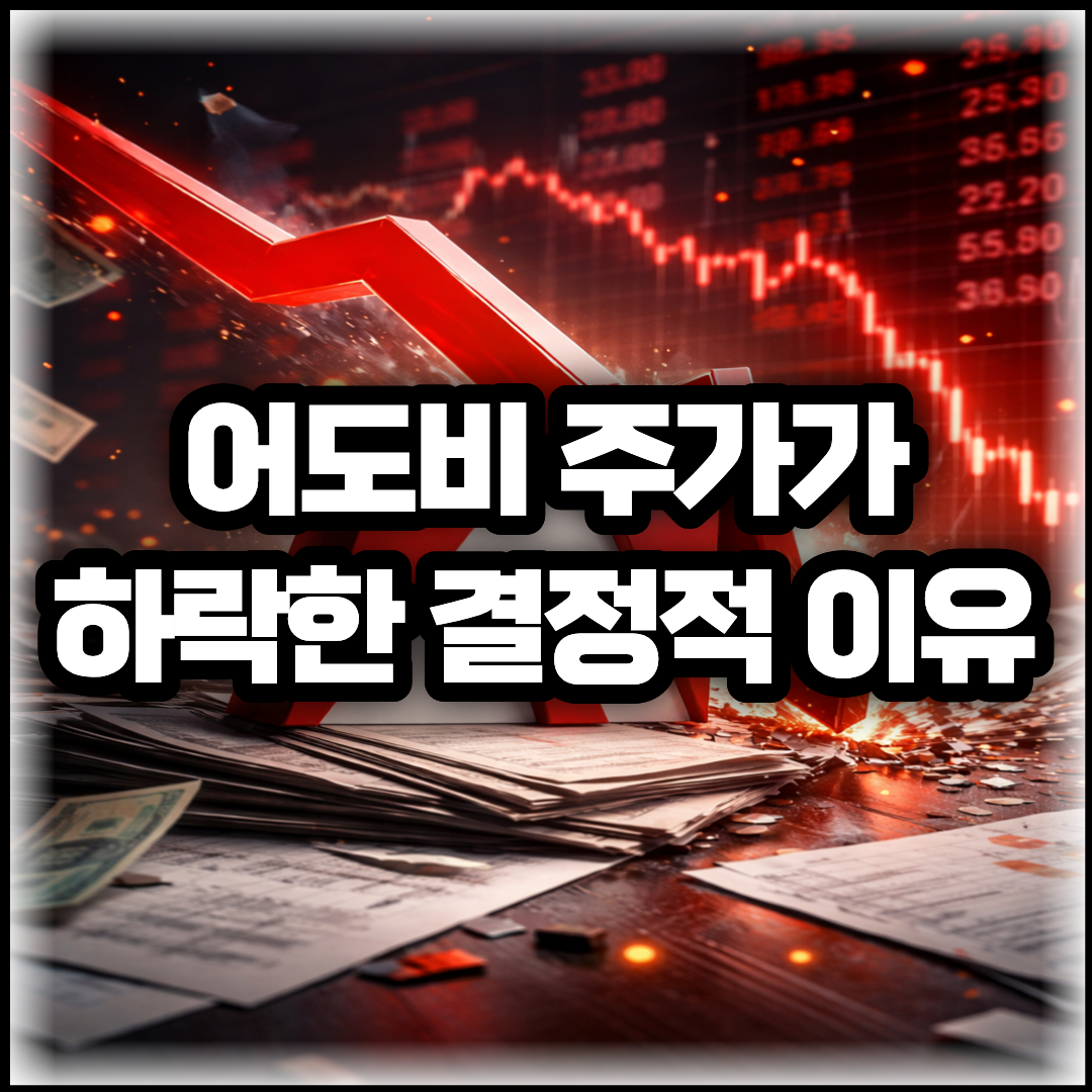 어도비(ADBE) 최신 실적 정리 : 주가가 하락한 결정적 이유 썸네일