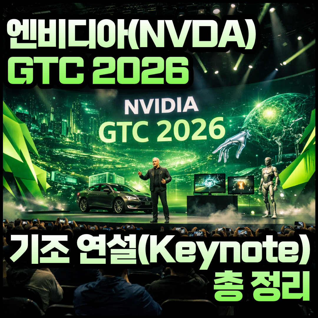 엔비디아(NVDA) GTC 2026 기조 연설(Keynote) 총 정리 썸네일